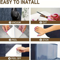 6pcs Cat Scratch Deterrent Tapes Anti Scratching Sticky Tapes