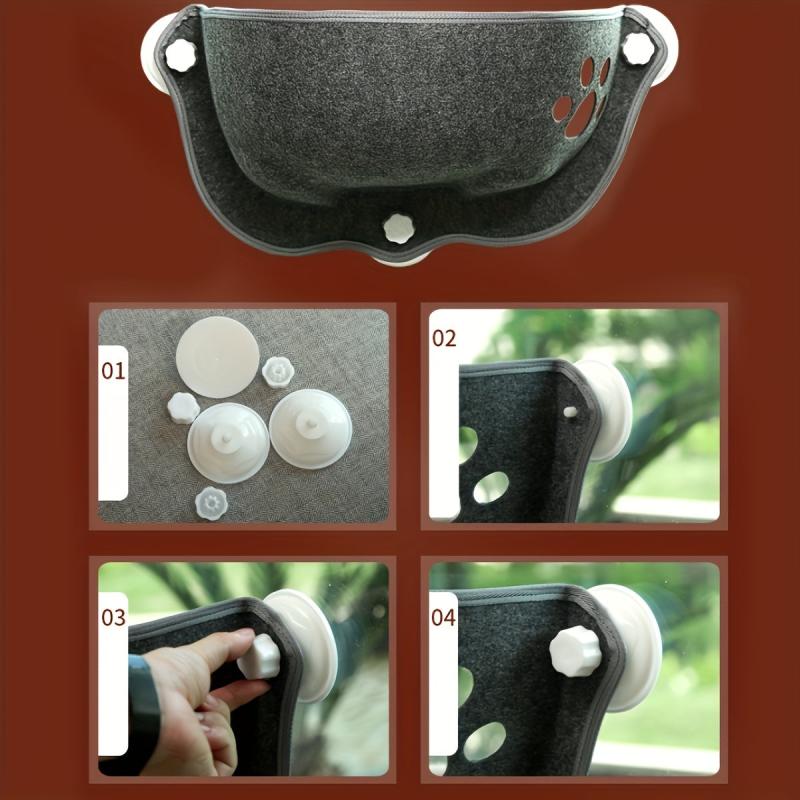 Cat Nest Hammock Window Suction Cup Cat Hanging Bed