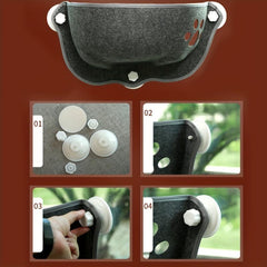 Cat Nest Hammock Window Suction Cup Cat Hanging Bed