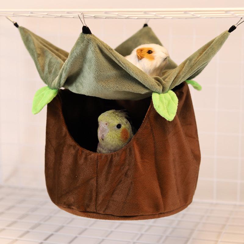 Hanging Parrot House Bird Nest for Budgerigar Cockatiel Sugar Glider