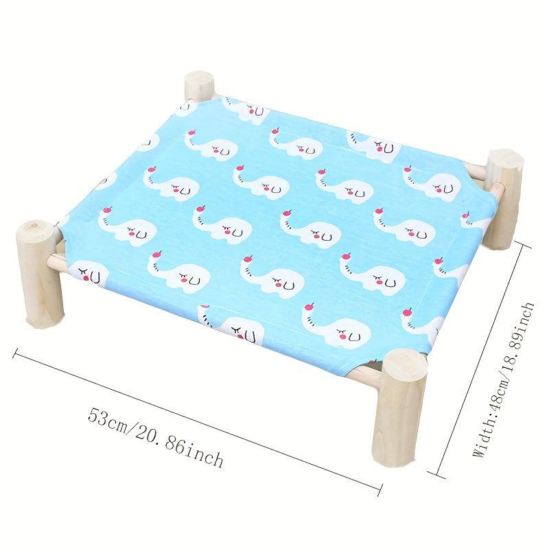 Cats Hammock Elevated Cat Bed Puppy Removable Bed