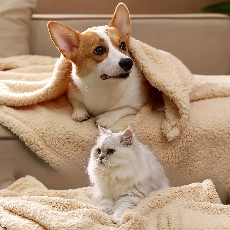 Soft Warm Pet Blanket for Couches and Sofa