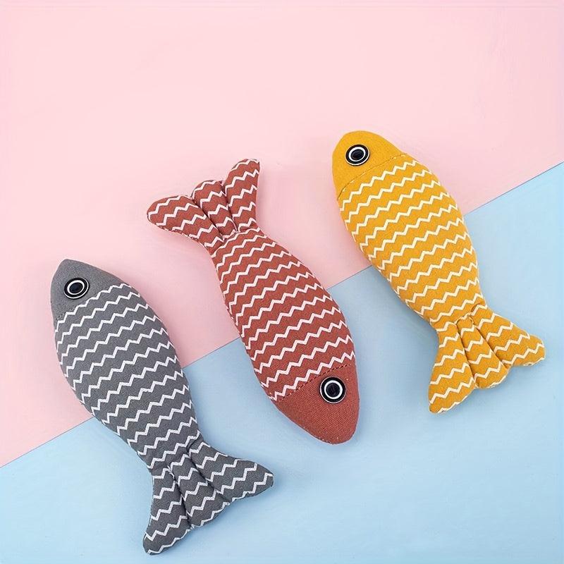 Interactive Cat Toy Durable Plush Pillows Kitten Toy
