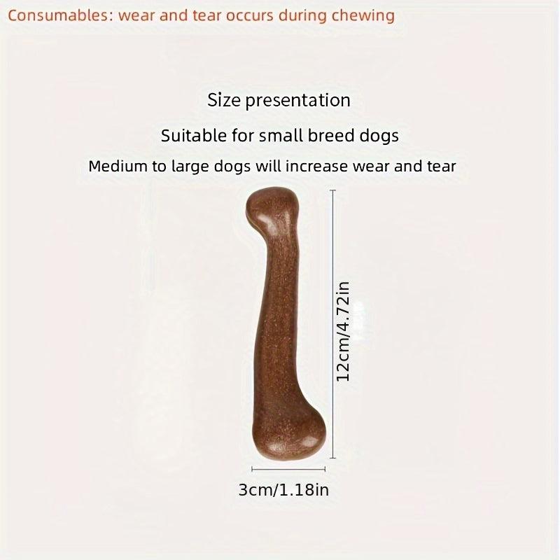 Dog Chew Toy Bone Shaped Interactive Play Beef Flavor Toy