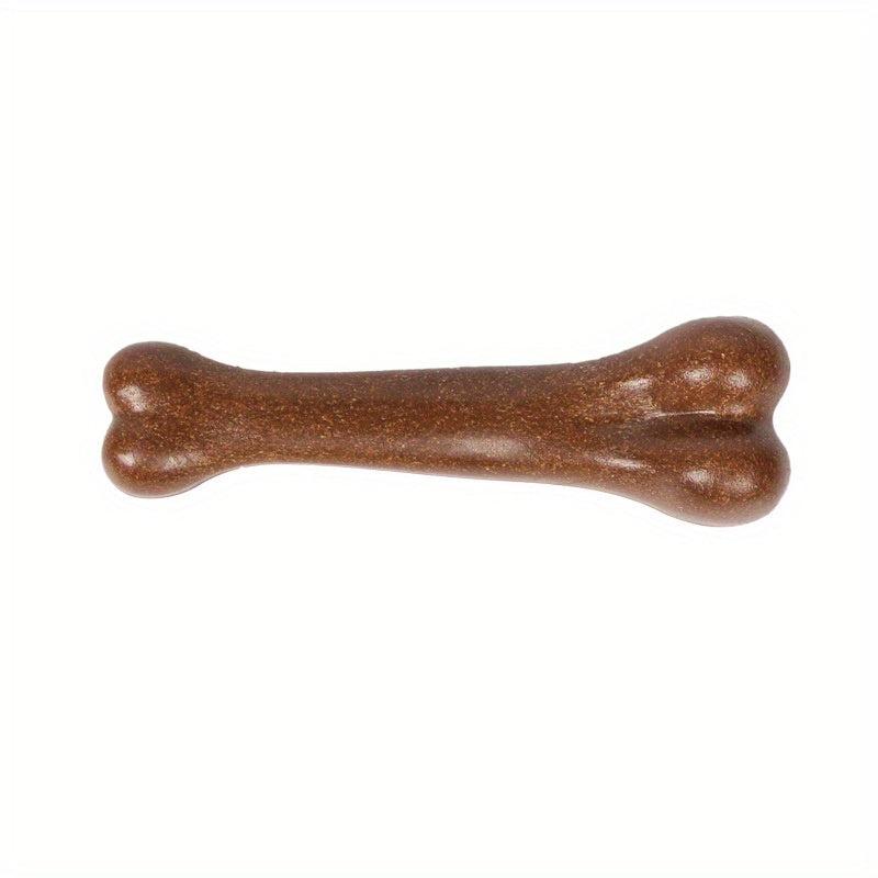 Dog Chew Toy Bone Shaped Interactive Play Beef Flavor Toy