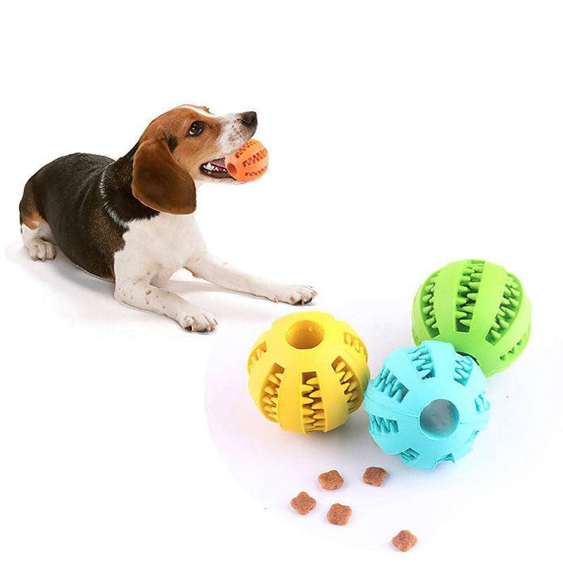 Interactive Dog Ball Toy for Small Dogs Elastic Chew Toy