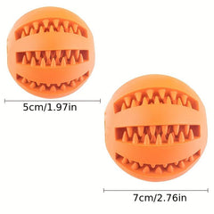 Interactive Dog Ball Toy for Small Dogs Elastic Chew Toy