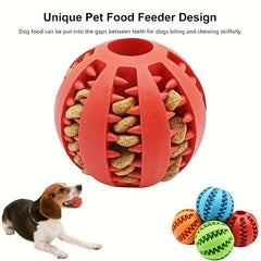 Interactive Dog Ball Toy for Small Dogs Elastic Chew Toy