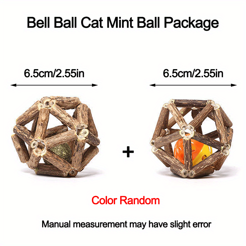 Catnip Toys Ball Kitten Teething Toy Interactive Pet Supplies