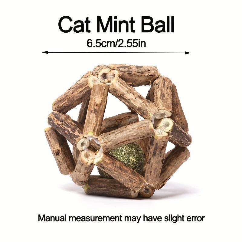 Catnip Toys Ball Kitten Teething Toy Interactive Pet Supplies