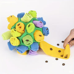 Interactive Dog Puzzle Toy Snuffle Ball Portable Pet Enrichment