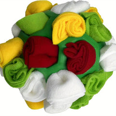 Interactive Dog Puzzle Toy Snuffle Ball Portable Pet Enrichment