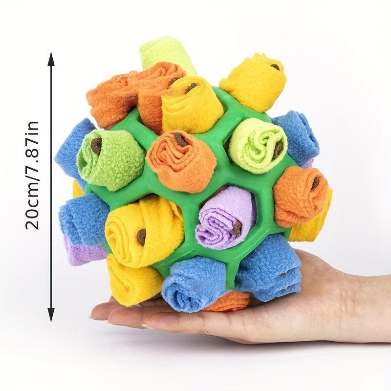 Interactive Dog Puzzle Toy Snuffle Ball Portable Pet Enrichment