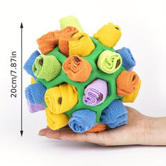Interactive Dog Puzzle Toy Snuffle Ball Portable Pet Enrichment