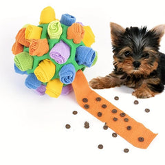 Interactive Dog Puzzle Toy Snuffle Ball Portable Pet Enrichment