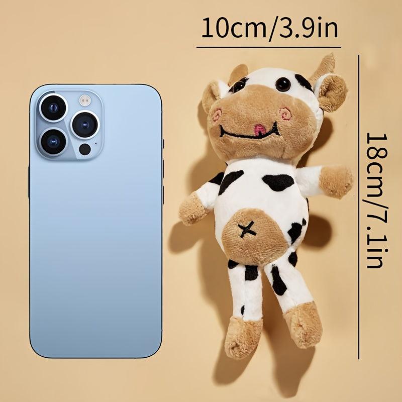 Pet Cow Plush Toy Anxiety Relief Calming Aid for Cats Dogs