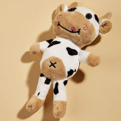 Pet Cow Plush Toy Anxiety Relief Calming Aid for Cats Dogs