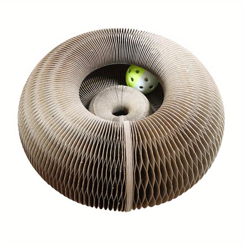 Magic Organ Cat Scratching Board with Toy Bell Interactive Scratcher