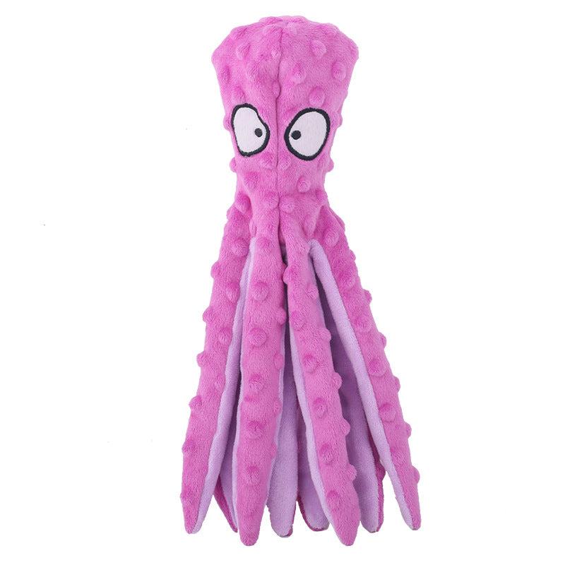 Durable Octopus Squeaky Dog Toy