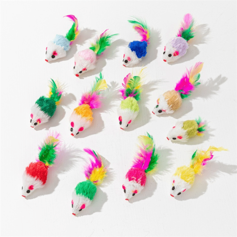 10-20pcs Interactive Cat Toys Exercise Indoor Kitten Playing Chewing