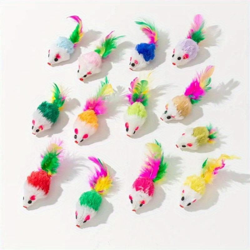 10-20pcs Interactive Cat Toys Exercise Indoor Kitten Playing Chewing