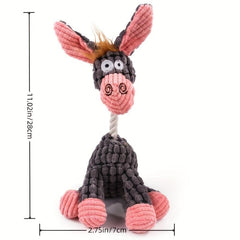Durable Donkey Pet Toy for Dog's Playtime