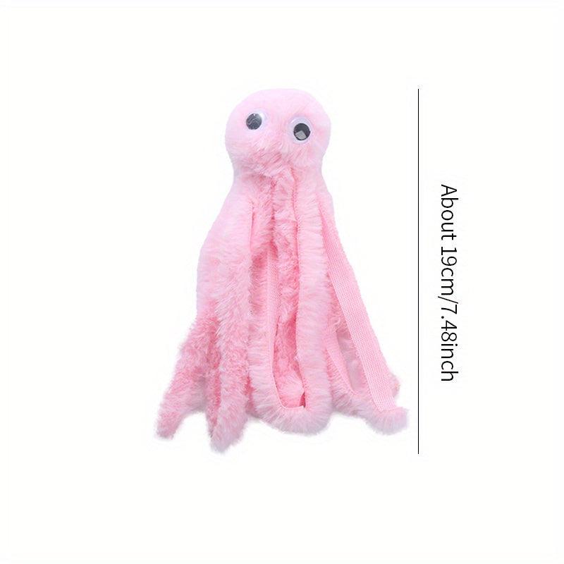Octopus Pet Plush Toy Chew Durable Cat Toy For Cat And Dog