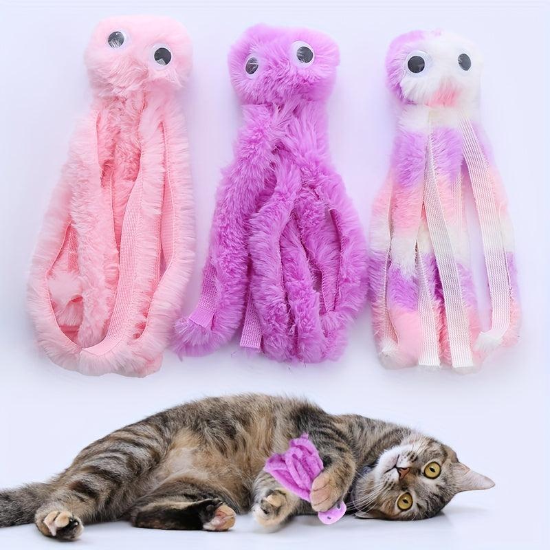 Octopus Pet Plush Toy Chew Durable Cat Toy For Cat And Dog
