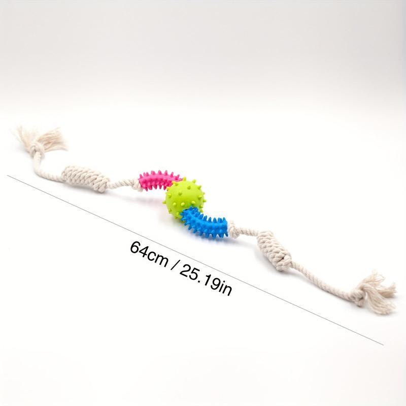 1pc Cotton Rope Dog Toy Interactive Dental Care Supplies