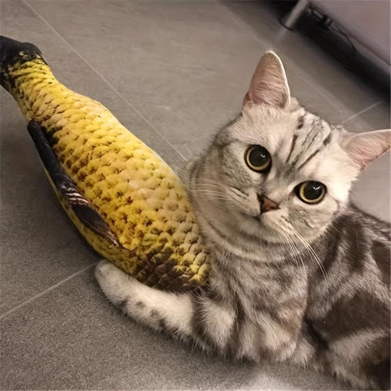 Pet Fish Cat Teaser Toy Interactive Toy For Cat And Dog Supply