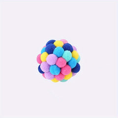 3pcs Pet Plush Ball Cat Teaser Elastic Ball Toys For Cat Interactive Toys