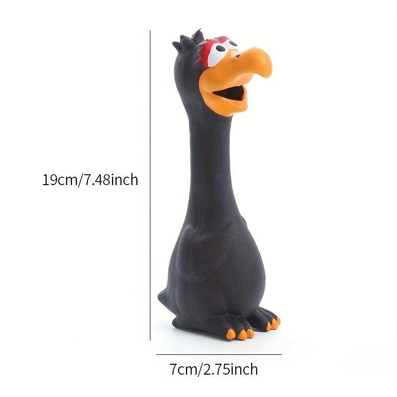Latex Screaming Chicken Dog Chew Toy for Playful Fun