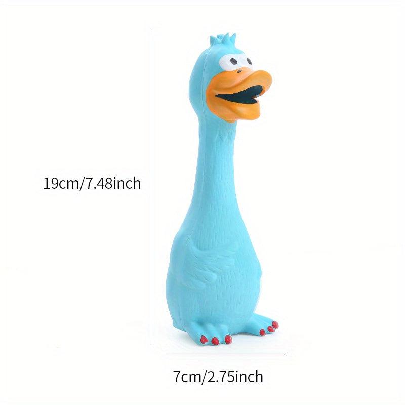 Latex Screaming Chicken Dog Chew Toy for Playful Fun