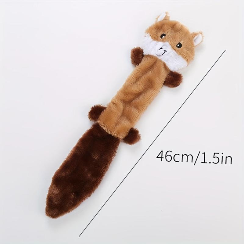 3PCS Crinkle Dog Squeaky Toys Durable Plush Dog Toy Set For Small To Large Dogs