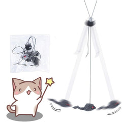 Interactive Plush Mice Cat Toy for Indoor Fun