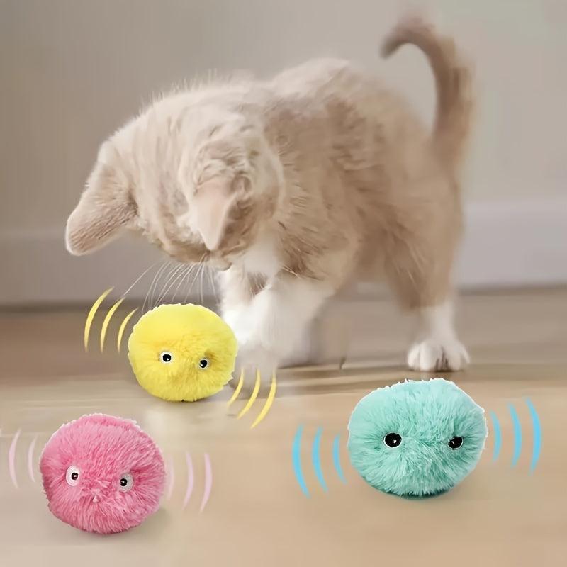 Smart Cat Toy Interactive Ball Training Pet Squeaky Toy For Cats