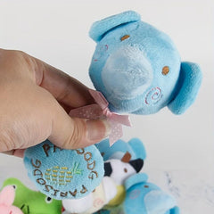 Interactive Plush Dog Toys with Squeaker - Durable Toy for Puppies and Dogs