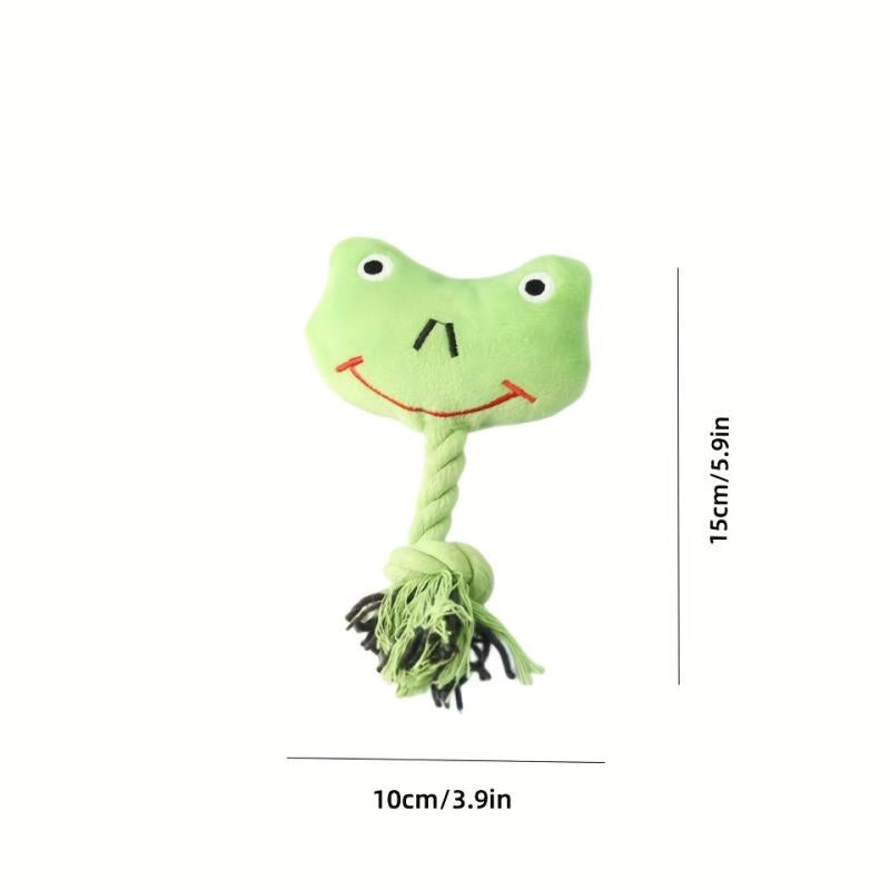 Interactive Plush Dog Toys with Squeaker - Durable Toy for Puppies and Dogs