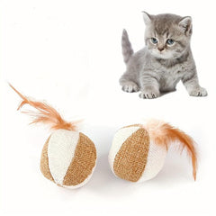 Soft Teething Chew Toys for Cats & Kittens with Catnip