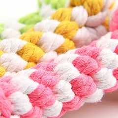 Dog Braided Cotton Rope Molar Bone Toy for Small Medium Large Dog