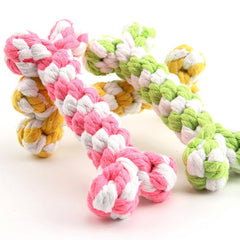 Dog Braided Cotton Rope Molar Bone Toy for Small Medium Large Dog