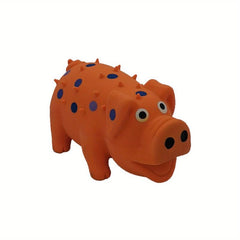 Mini Latex Dog Squeaky Pig Toy 10-16 cm