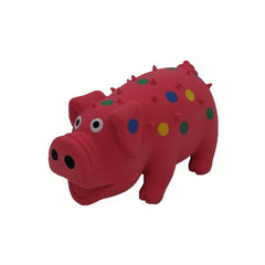 Mini Latex Dog Squeaky Pig Toy 10-16 cm