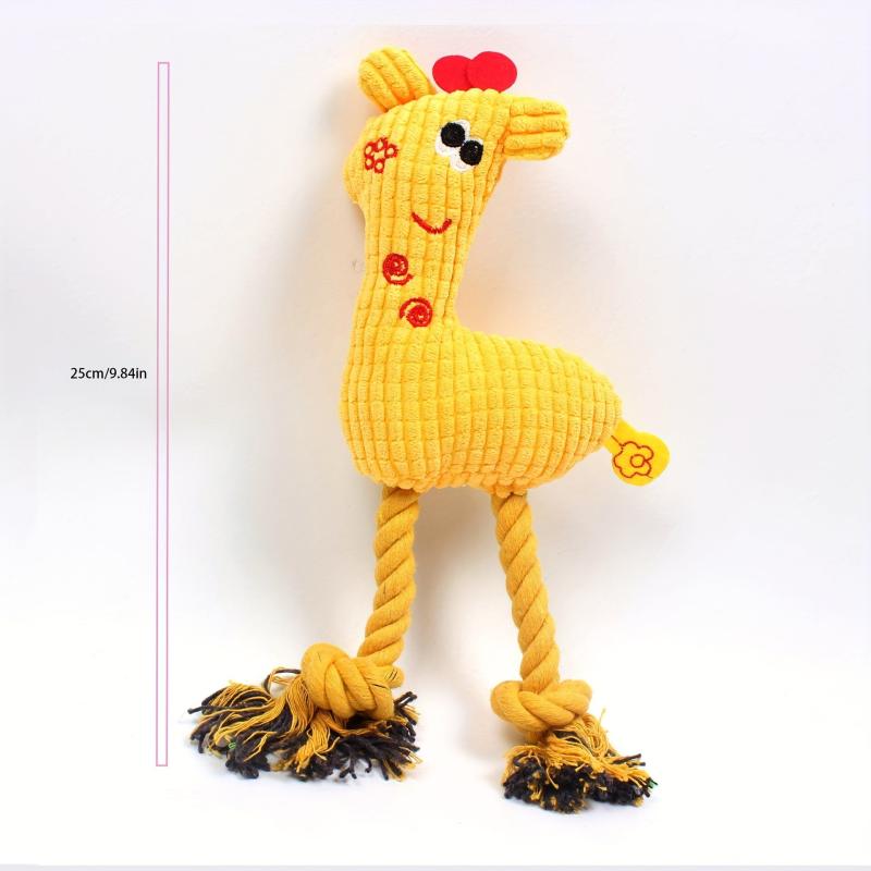 Pet Dog Rope Plush Fawn Toy Chew Supplies
