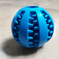 Dog Ball Toy Leaking Food Rubber Chew Molar Interactive Toy