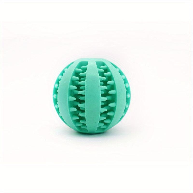 Dog Ball Toy Leaking Food Rubber Chew Molar Interactive Toy