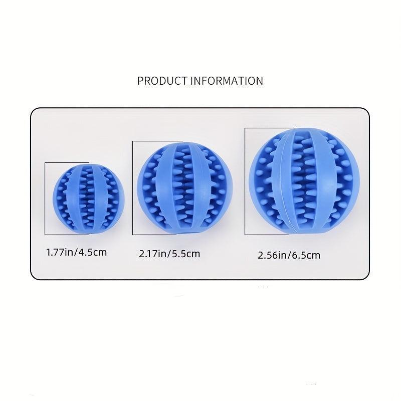 Dog Ball Toy Leaking Food Rubber Chew Molar Interactive Toy