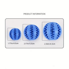Dog Ball Toy Leaking Food Rubber Chew Molar Interactive Toy