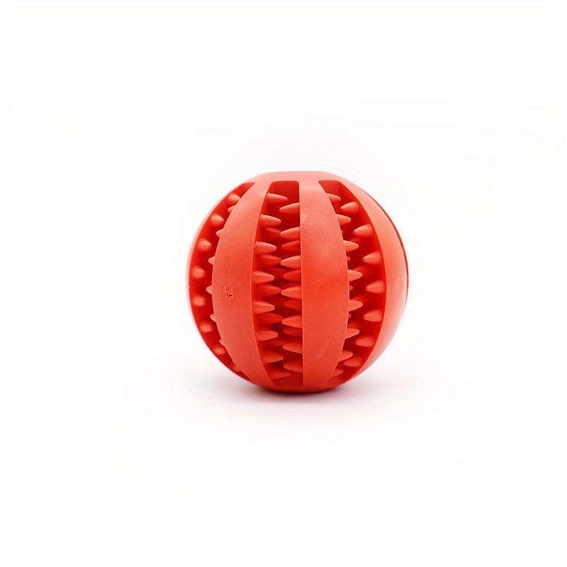 Dog Ball Toy Leaking Food Rubber Chew Molar Interactive Toy