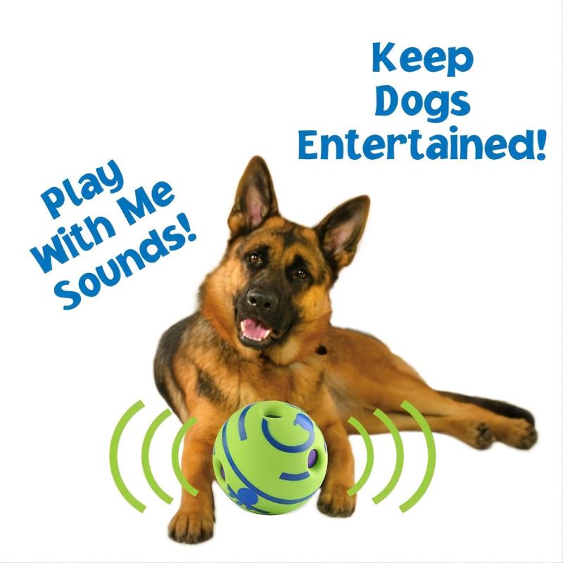 Interactive Pet Ball Toy for Dogs & Cats with Fun Giggle Sounds